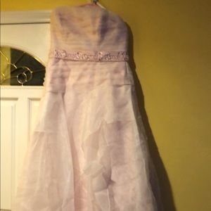 A dress that is pink no marks worn once